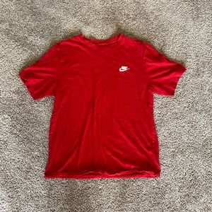 Red Nike T, Adult medium
